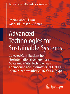 cover image of Advanced Technologies for Sustainable Systems